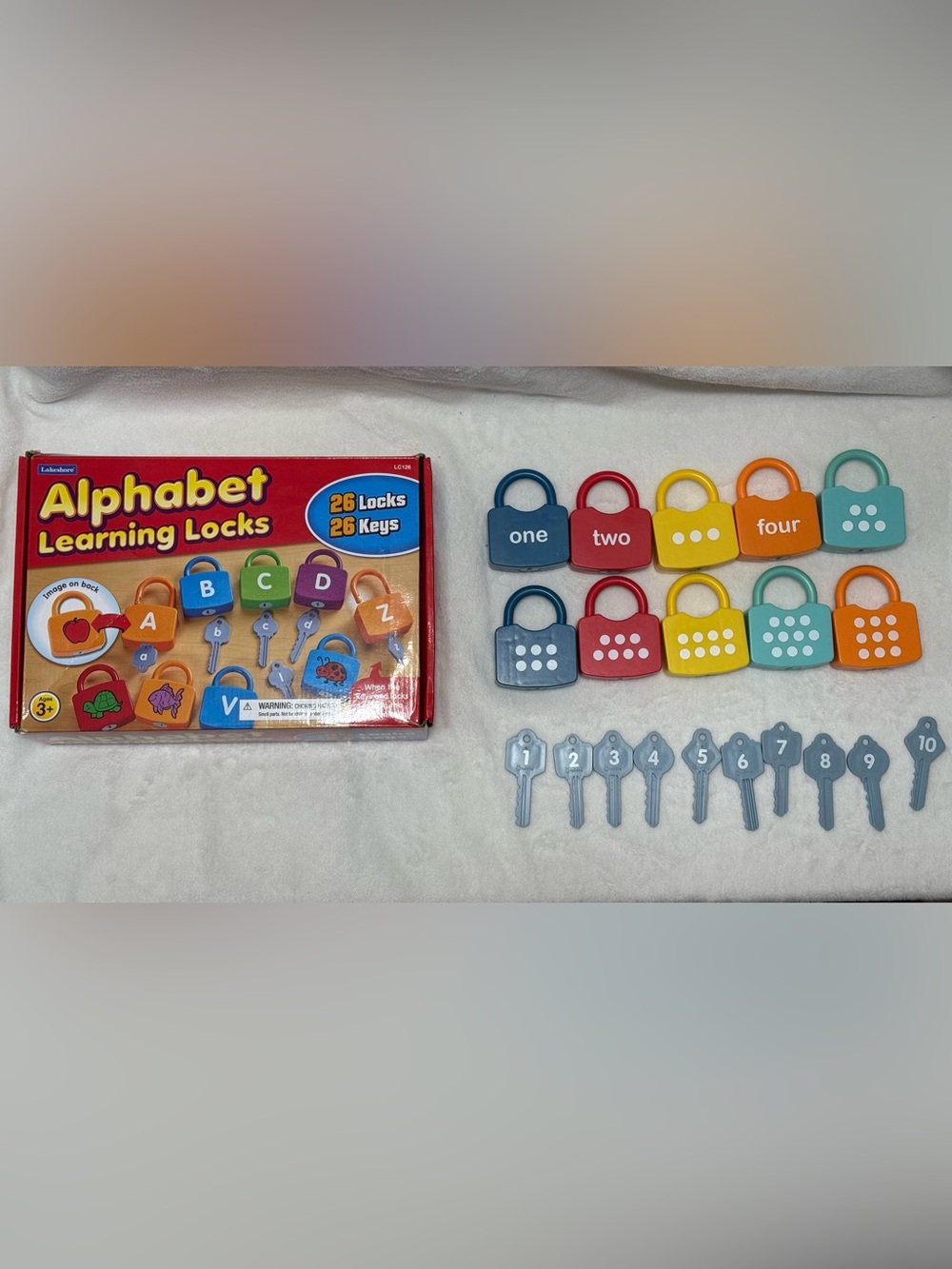 Lakeshore Learning Alphabet Learning Locks & Dinhon Number Locks